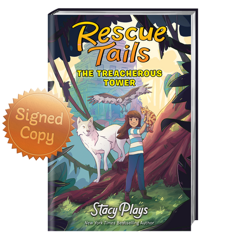 Rescue Tails: The Treacherous Tower (Hardcover) - Signed