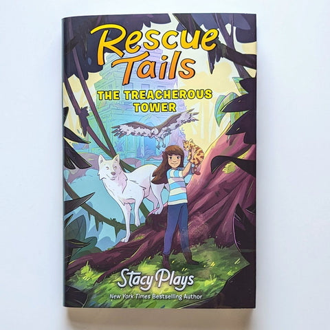 Rescue Tails: The Treacherous Tower (Hardcover) - Signed