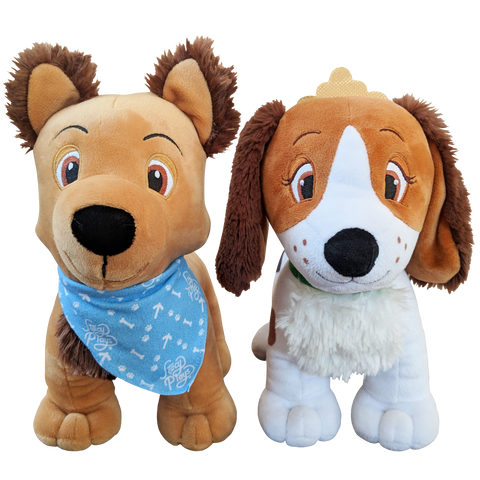 Page & Molly Plushie Bundle + Signed Adoption Certificate