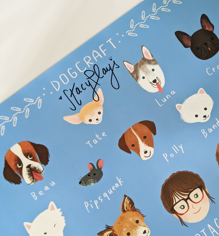 'Dogcraft Friends' Poster - Signed Option