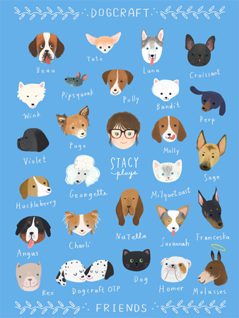 'Dogcraft Friends' Poster - Signed Option